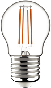 Avide Λάμπα LED Filament Mini Σφαιρική 5.9W E27 WW 2700K Dimmable